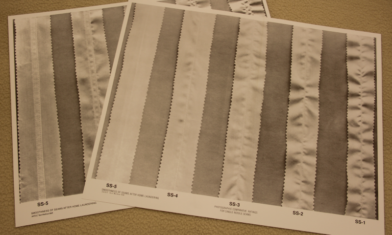 AATCC Photographic Seam Smoothness Replicas